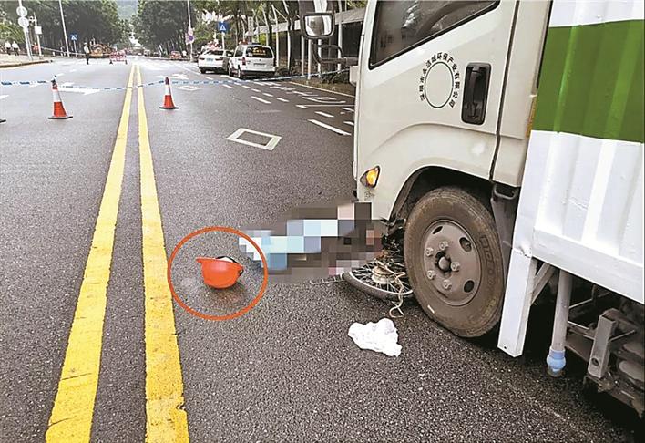 环卫车闯红灯导致一人死亡肇事司机企业股东双双刑拘 深圳新闻网