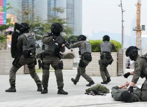 香港特区政府举行跨部门反恐演习