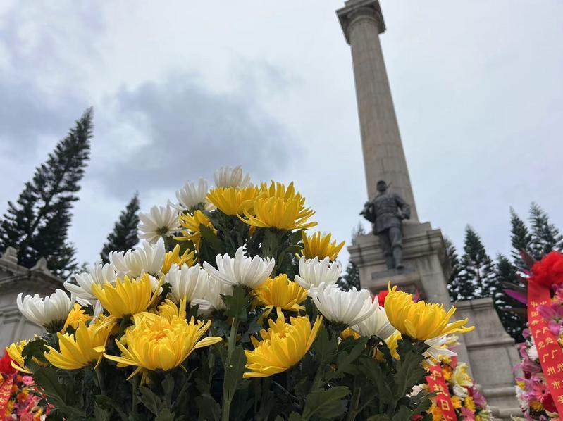 广州十九路军陵园举行“一·二八”淞沪抗战90周年纪念活动