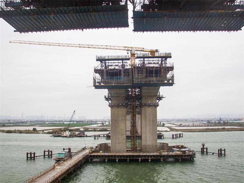 香海大桥最新进展：磨刀门主航道桥施工进入冲刺阶段