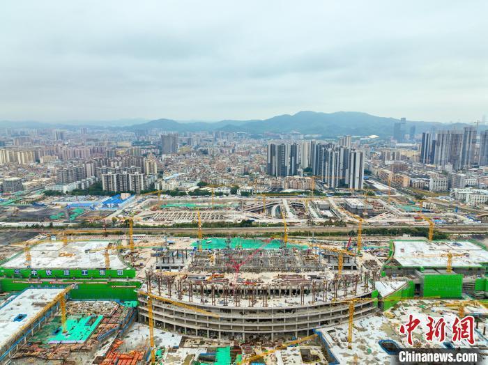 大湾区重点项目 广州白云站项目进入二期施工阶段