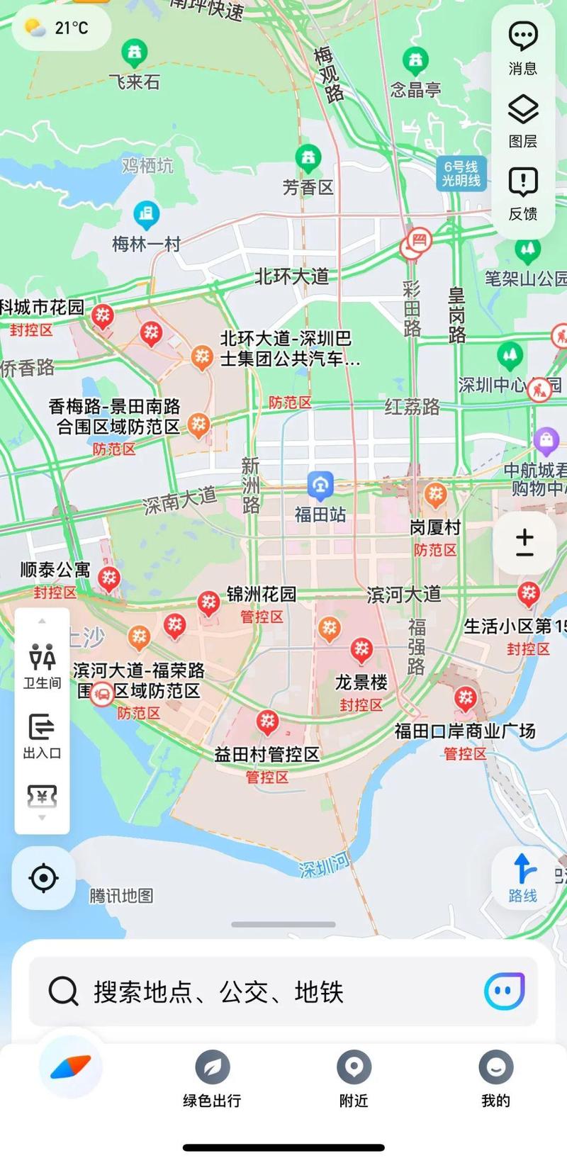 滨江封控区地图图片