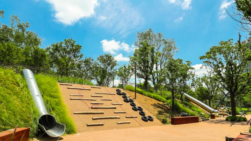 深圳首个区级专类儿童公园开园!坪山儿童公园,"自然"不一样