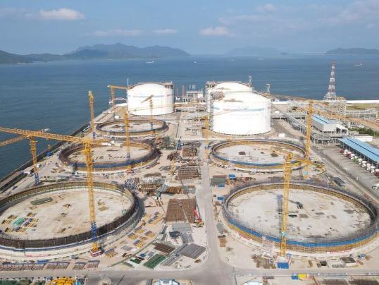 世界最大！珠海LNG二期5座27万m³储罐完成外罐首层浇筑