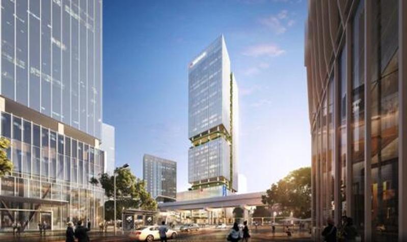 龙华区属重大项目联润大厦正式步入主体施工阶段