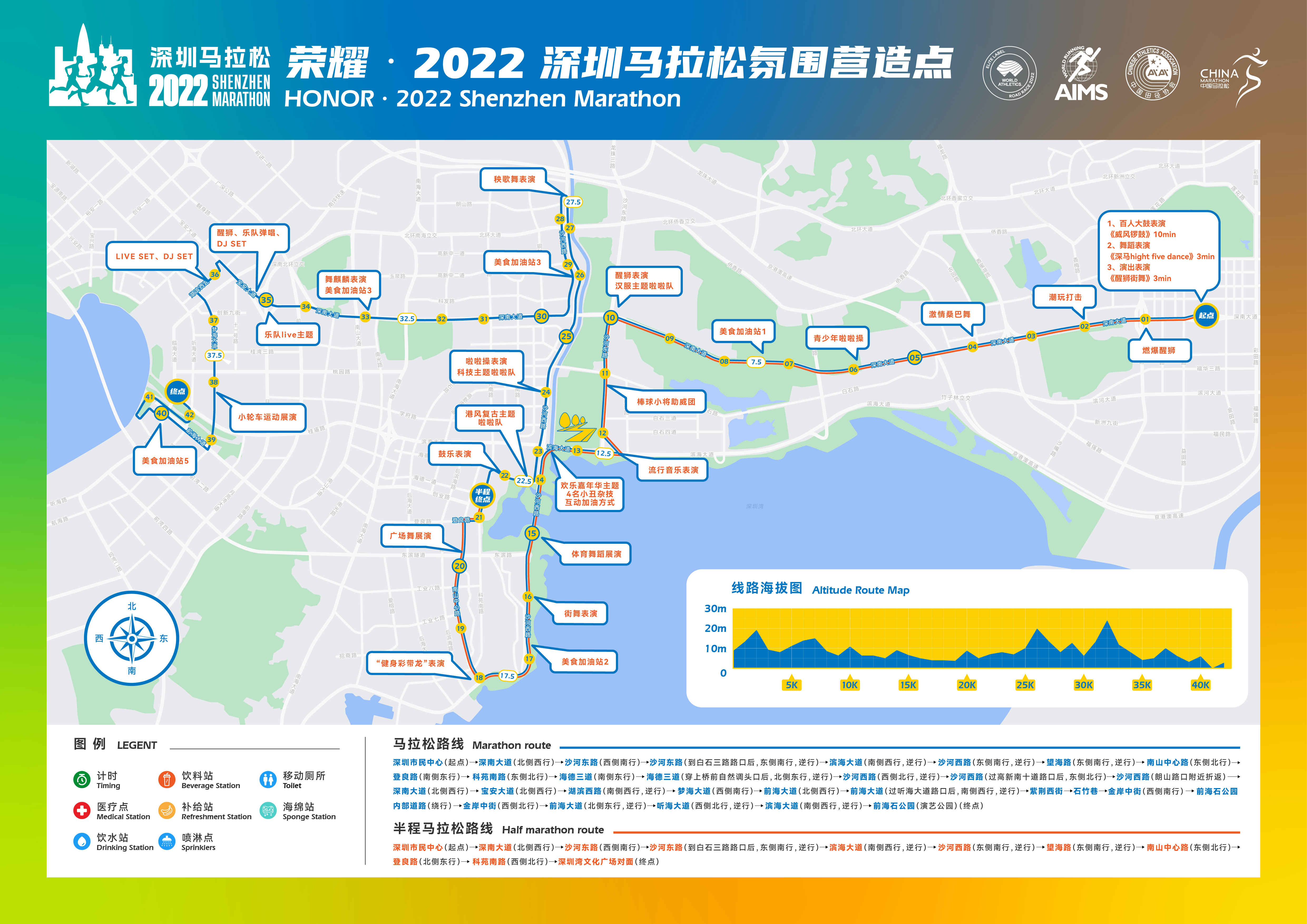 深马开跑2万跑者用脚步跨越深圳四区感受科技深马