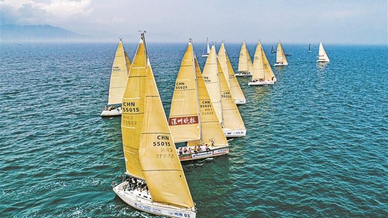 中国杯帆船赛闭幕 今年深圳将举办50余项水上运动赛事