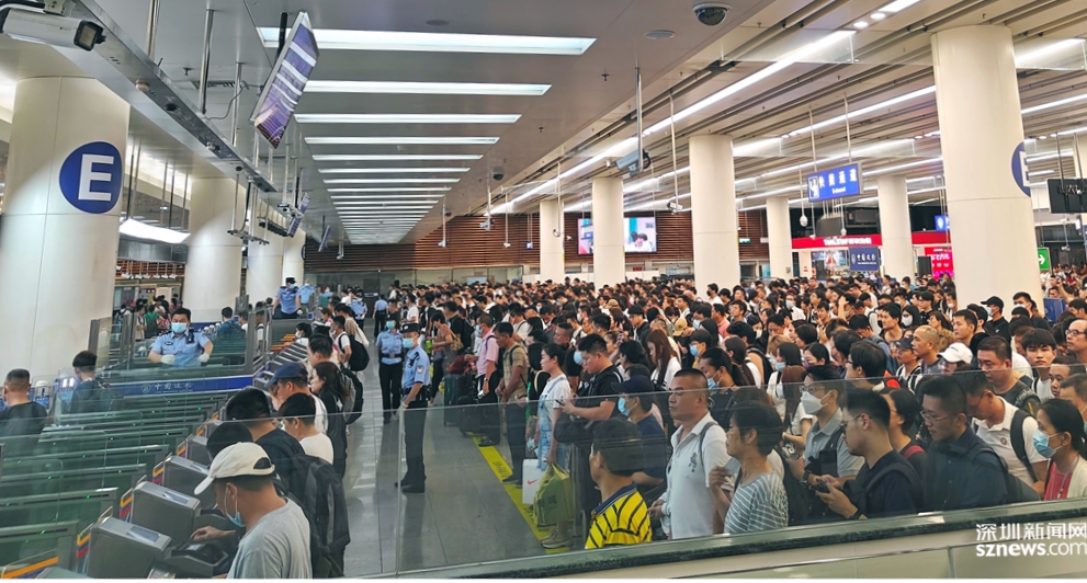 福田口岸连续3个周六刷新单日多项出入境客流量最高纪录