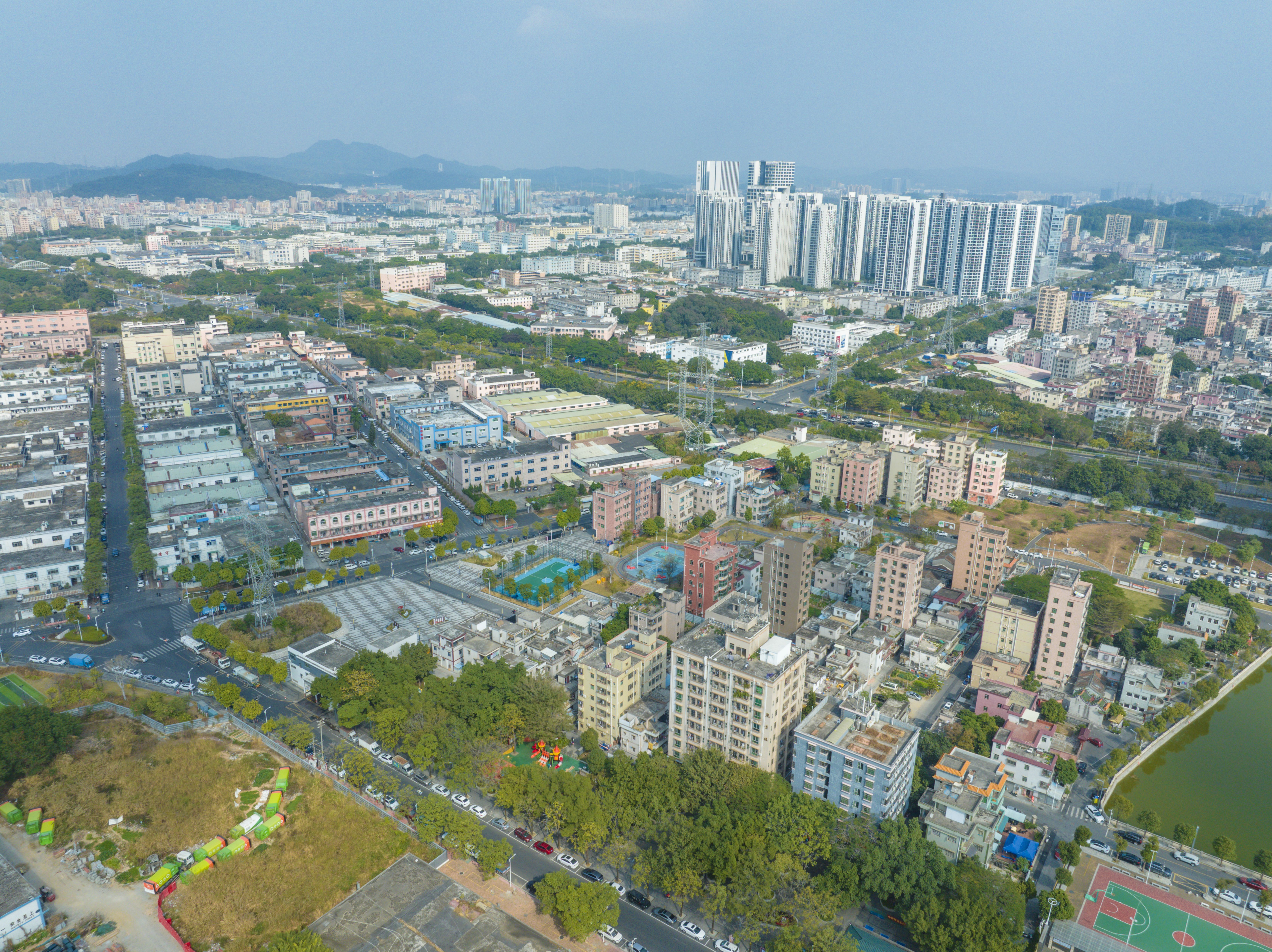 松岗街道一社区一品牌 | 沙浦围社区——引才汇智 发展有"围"_深圳