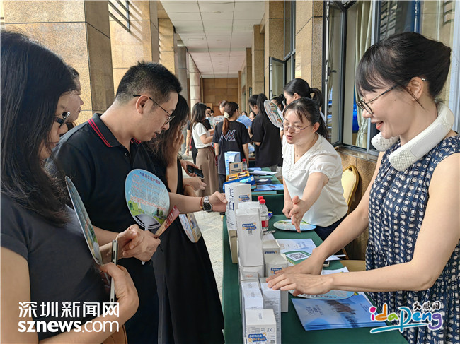 大鹏新区葵涌办事处举办“助企行”之我为企业找市场展销活动