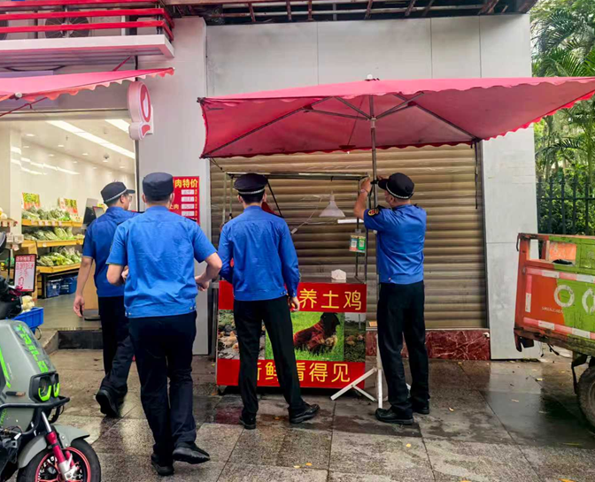 龙岗一门店被曝违规宰杀活禽 布吉街道现场核查并处置