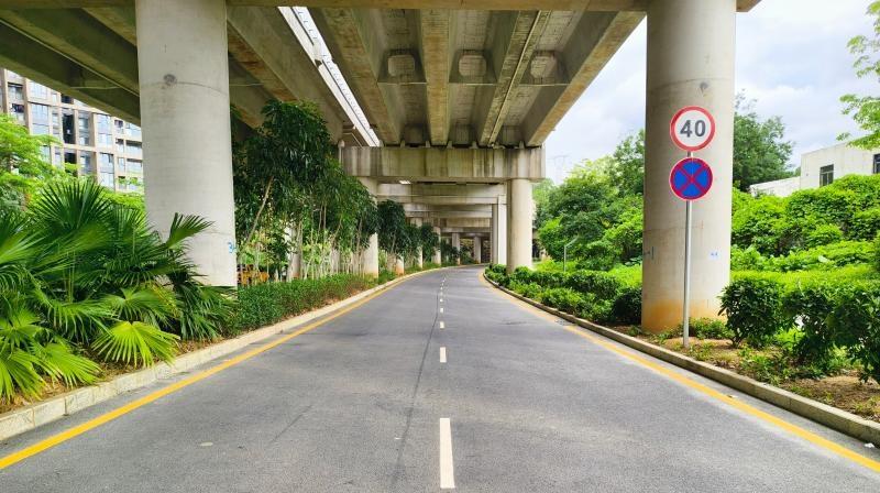深圳葵涌环城西路桥下“断头”辅道正式打通 丰树山片区微循环畅通
