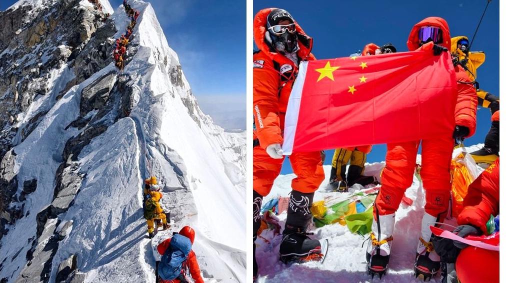 同一天2名深圳娃登顶珠峰 深圳外国语湾区学校九年级学生李冰蓝站上世界之巅