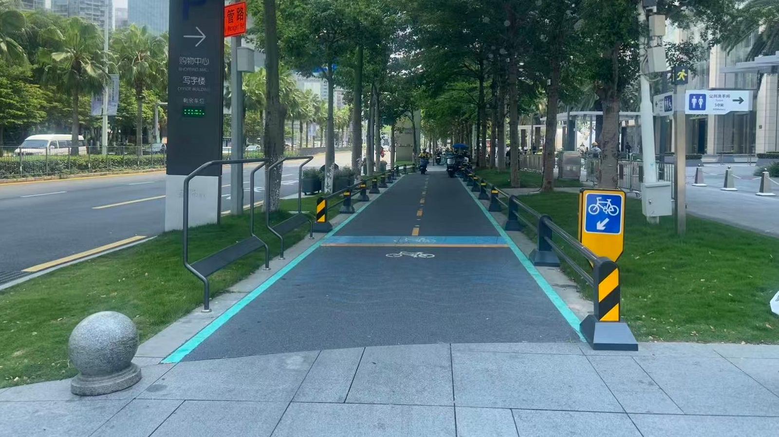 深圳慢行系统再升级，宝安中心区12条道路非机动车道连片成网
