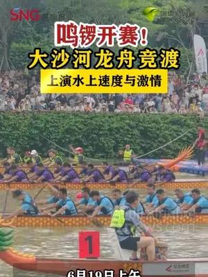 大沙河龙舟竞渡上演水上速度与激情