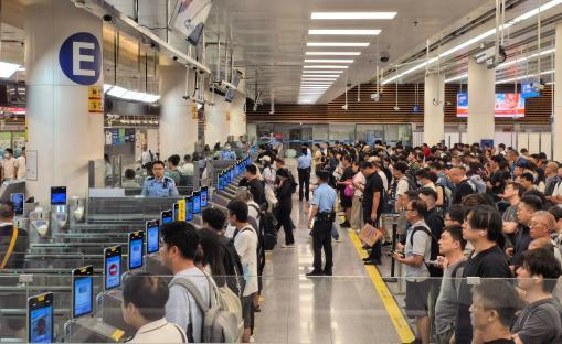 端午节小长假深圳皇岗、福田口岸迎送近81万人次