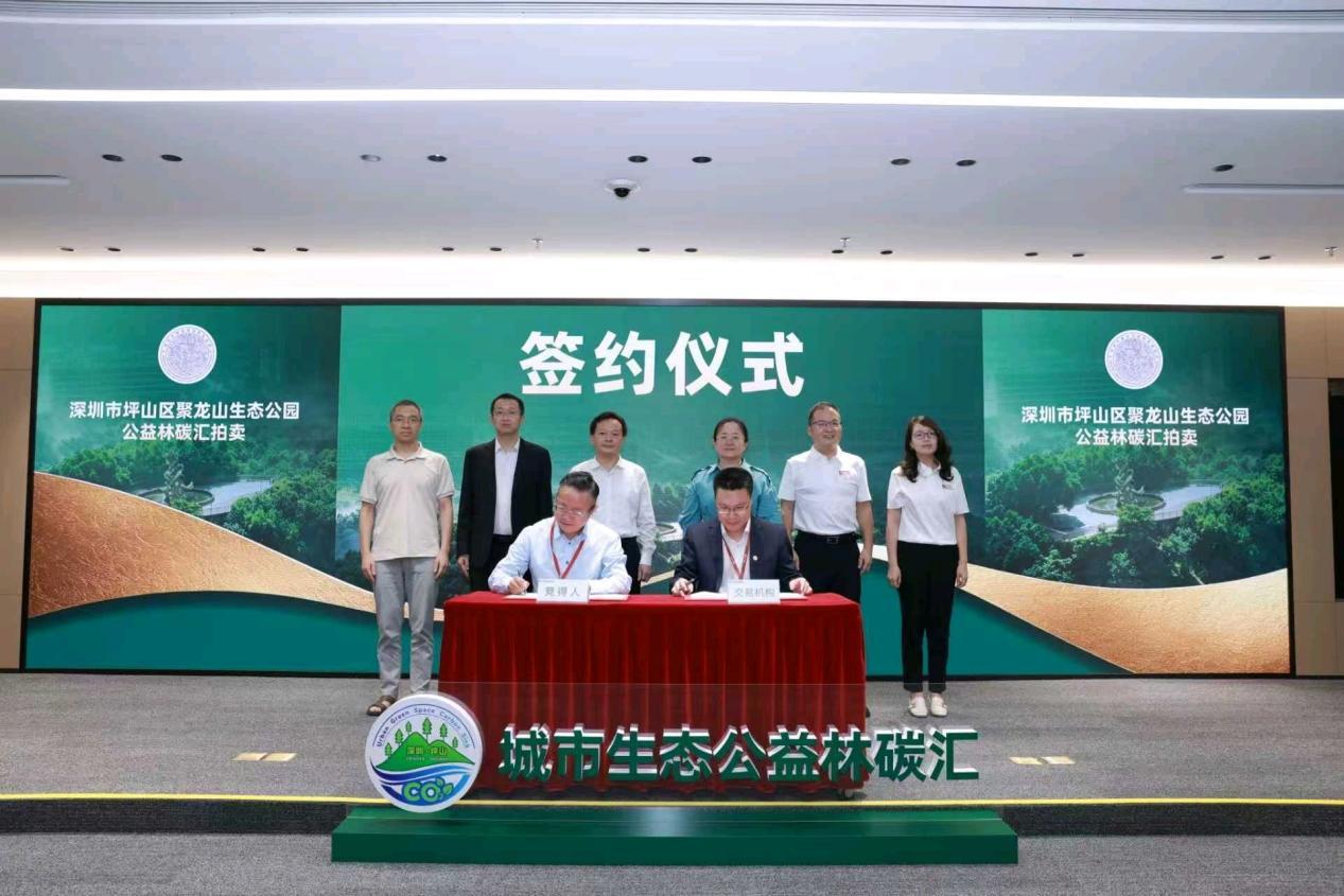 从蓝碳迈向绿碳深圳拍出全国首单城市公益林碳汇打造“两山”转化新样本