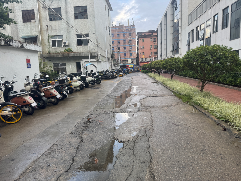 横岗：坑洼旧路焕新颜 民生实事打通居民出行“幸福路”