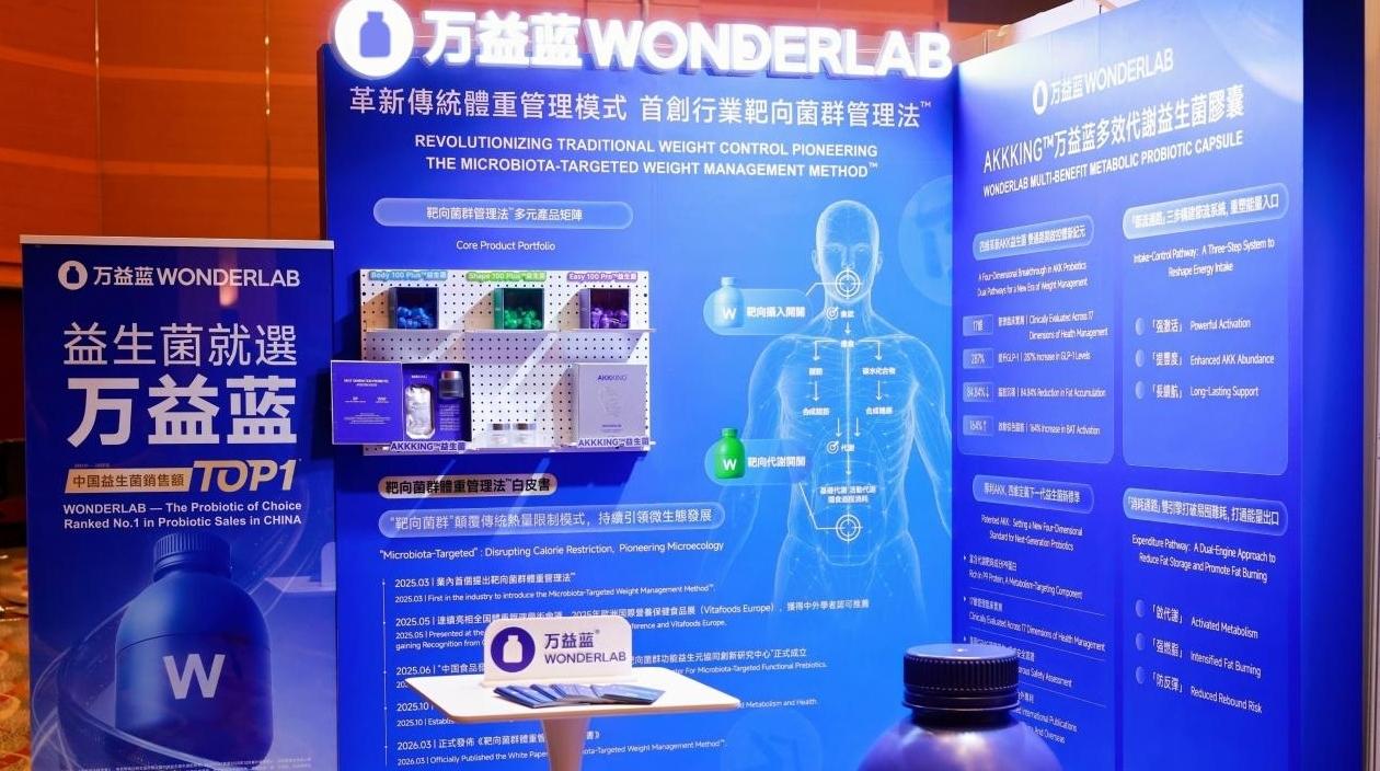 AKK菌赛道升温，万益蓝代谢益生菌新品亮相全球医疗峰会
