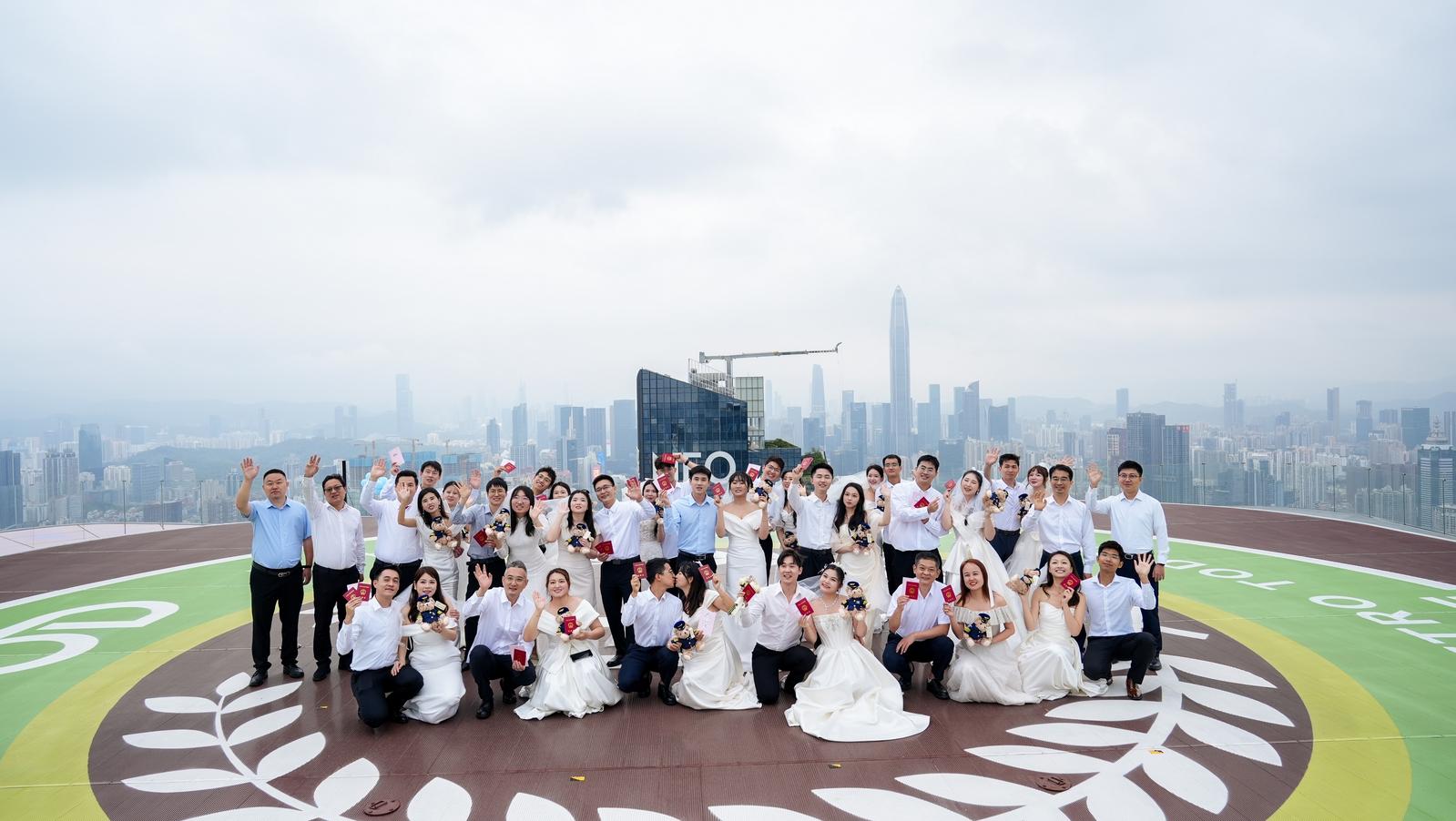 深圳上半年结婚登记5.7万对 居全省首位