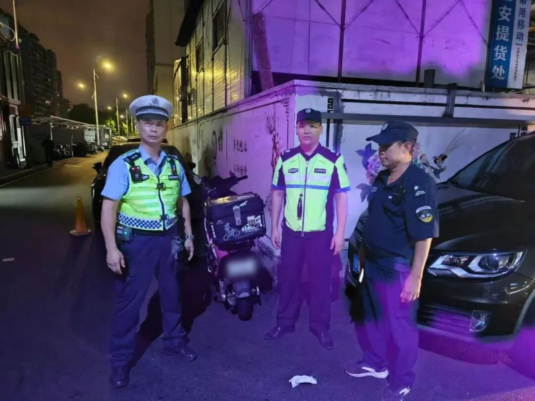 “肉包铁”电动自行车闯滨河大道 深圳交警迅速锁定驾驶人当晚上门查处