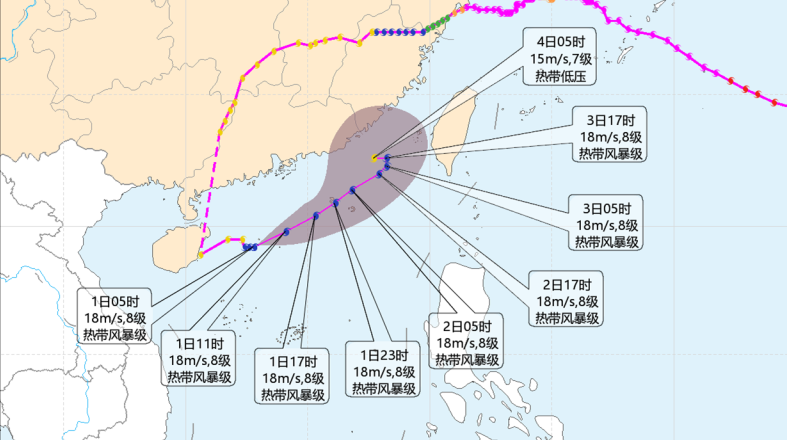 台风“沙德尔”已复活，深圳全市台风白色预警信号生效中！