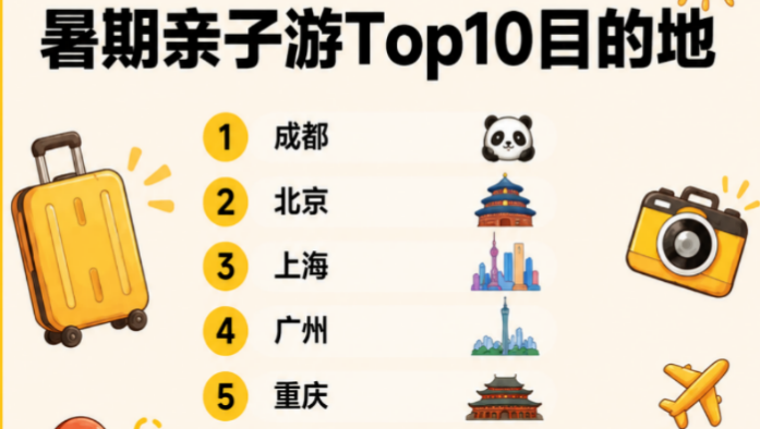 美团暑期出游观察：“住下来慢慢玩”成主流，亲子家庭普遍停留4至5天